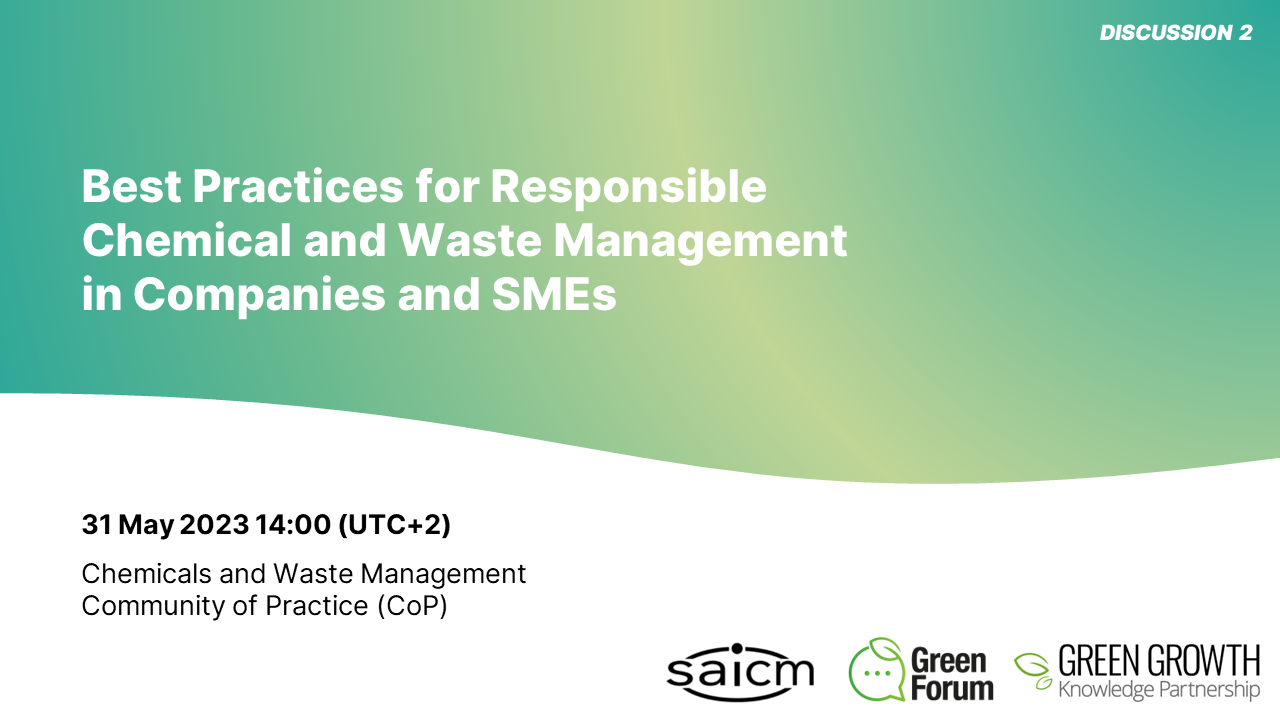 Discussion 2 Presentation_Chemicals and Waste Management CoP