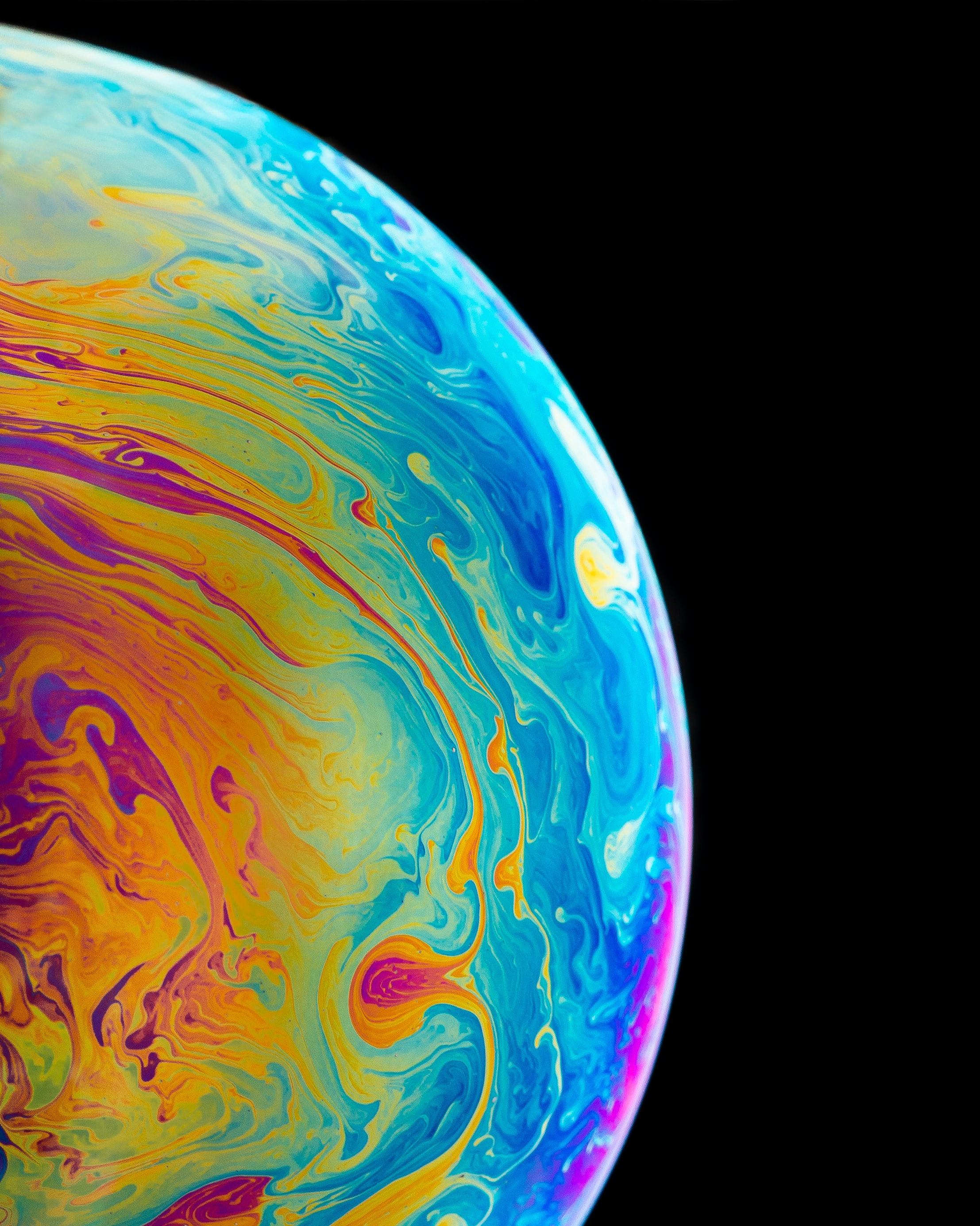 Photo of soap bubble by Daniel Olah on Unsplash