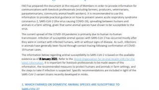 COVID-19 and animals Information on risk mitigation measures for livestock and agricultural professionals_FAO.JPG