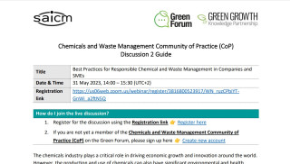 Discussion 2 Guide - Chemicals and Waste Management CoP_31May