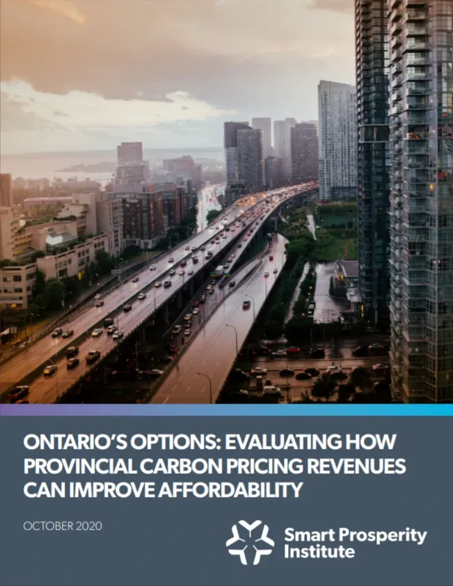 Ontario’s Options Evaluating How Provincial Carbon Pricing Revenues Can Improve Affordability_SPI